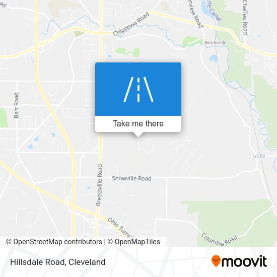 Mapa de Hillsdale Road