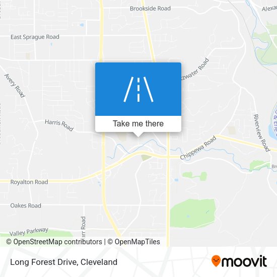 Long Forest Drive map