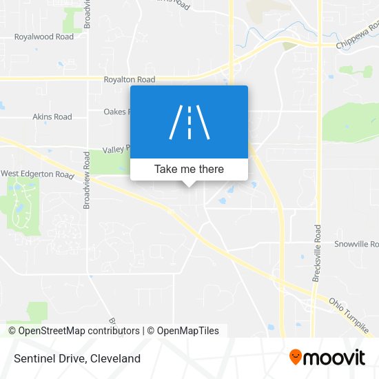 Sentinel Drive map