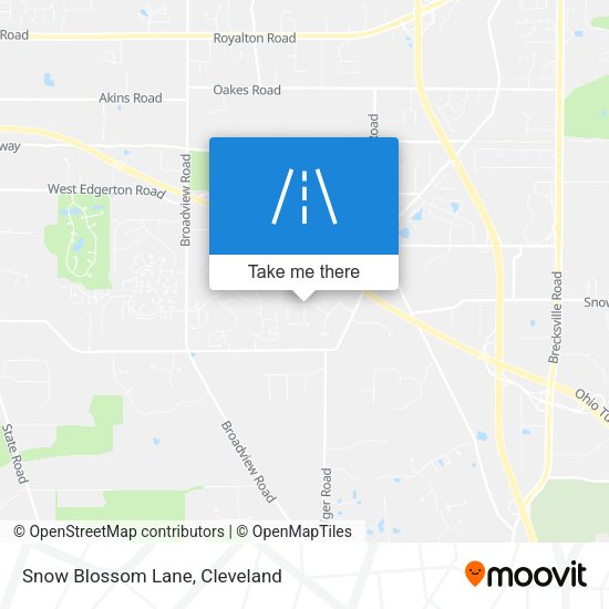 Snow Blossom Lane map