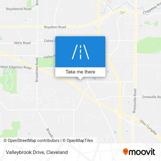 Mapa de Valleybrook Drive
