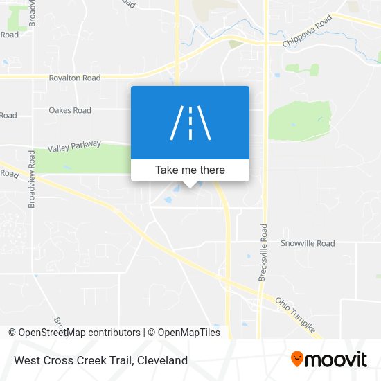 Mapa de West Cross Creek Trail