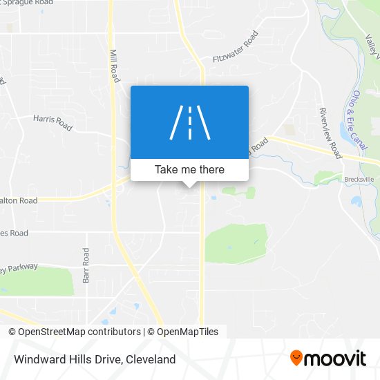 Windward Hills Drive map