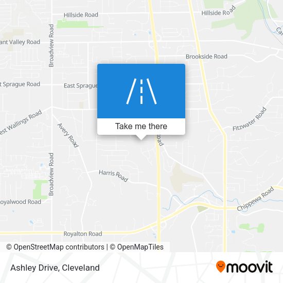 Mapa de Ashley Drive