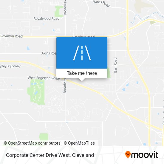 Mapa de Corporate Center Drive West