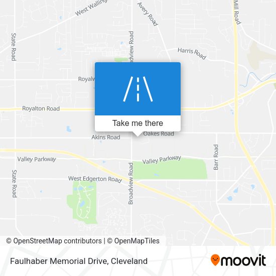 Mapa de Faulhaber Memorial Drive