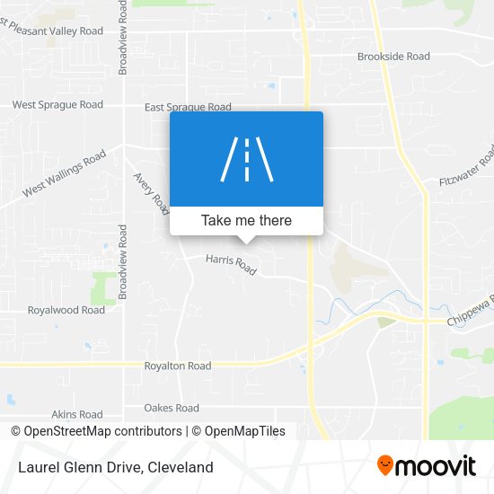 Laurel Glenn Drive map