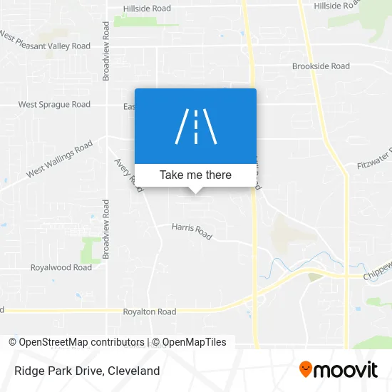 Ridge Park Drive map