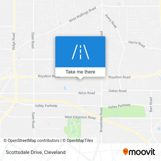 Scottsdale Drive map