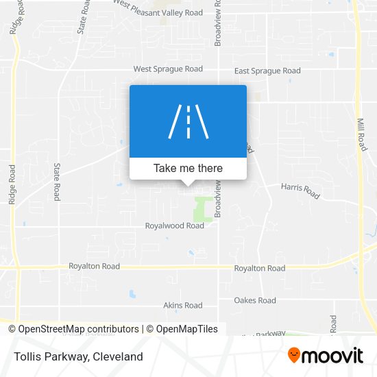Mapa de Tollis Parkway