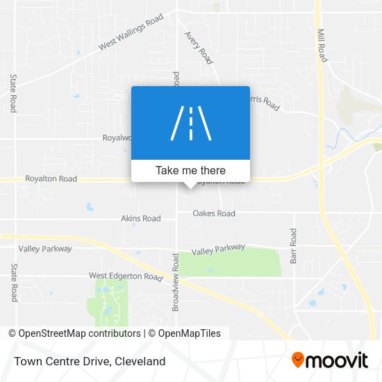 Town Centre Drive map