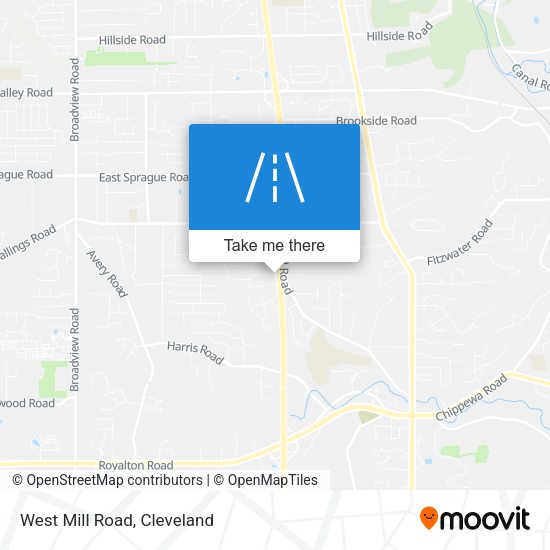 Mapa de West Mill Road