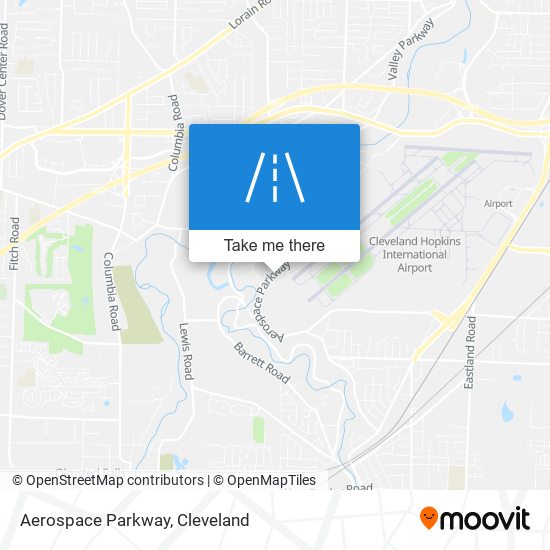 Mapa de Aerospace Parkway
