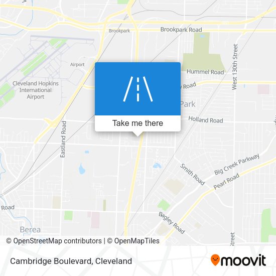 Cambridge Boulevard map