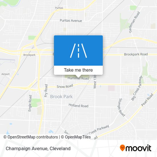 Champaign Avenue map