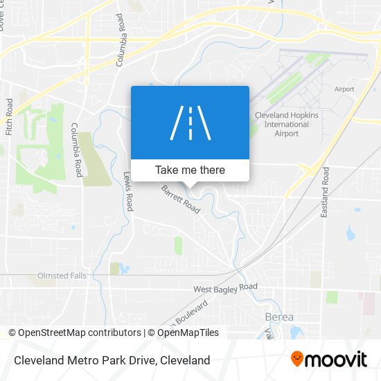 Cleveland Metro Park Drive map