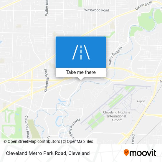 Mapa de Cleveland Metro Park Road