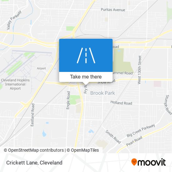 Crickett Lane map