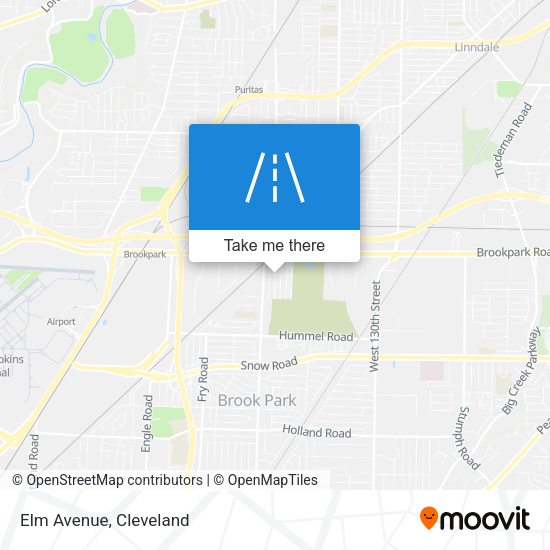 Mapa de Elm Avenue