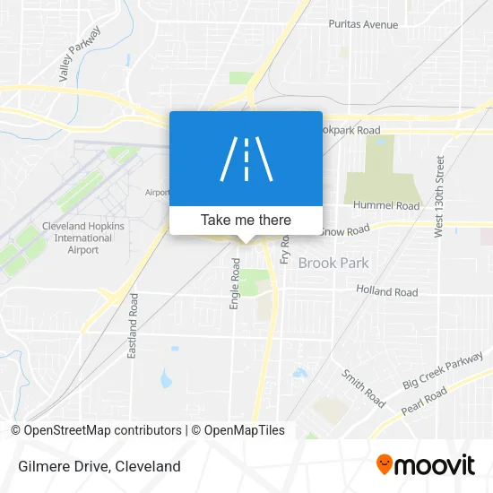 Gilmere Drive map