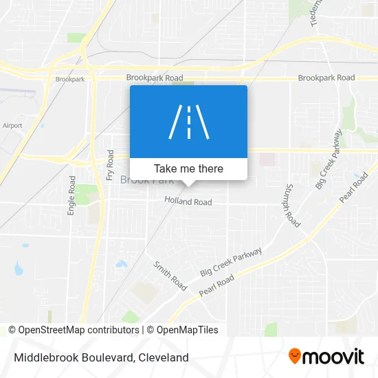 Middlebrook Boulevard map