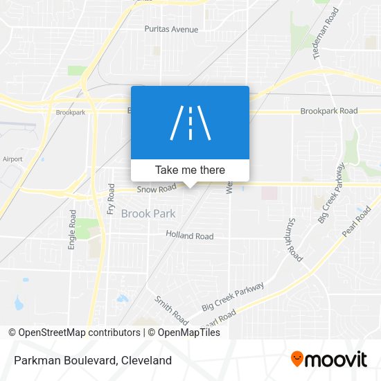 Mapa de Parkman Boulevard