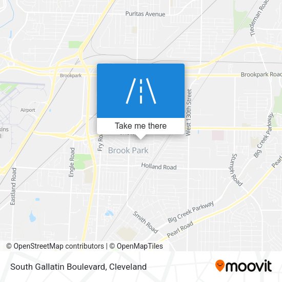 Mapa de South Gallatin Boulevard