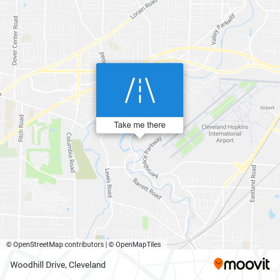 Mapa de Woodhill Drive