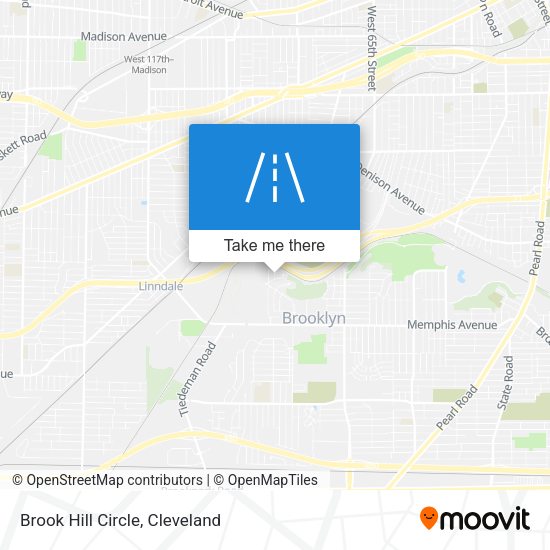 Brook Hill Circle map
