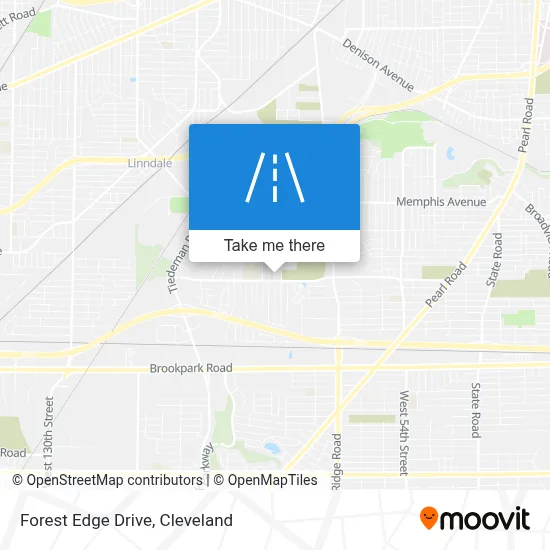Forest Edge Drive map