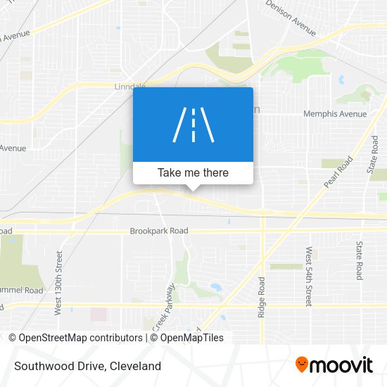 Mapa de Southwood Drive