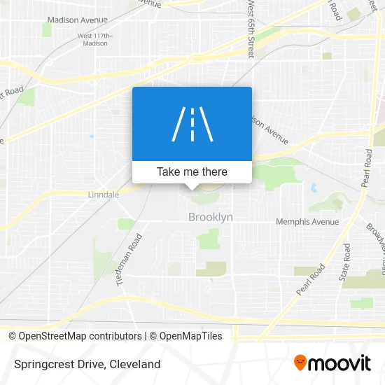 Springcrest Drive map