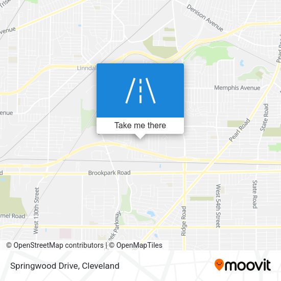 Mapa de Springwood Drive