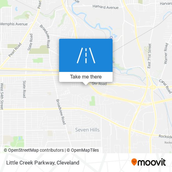 Mapa de Little Creek Parkway