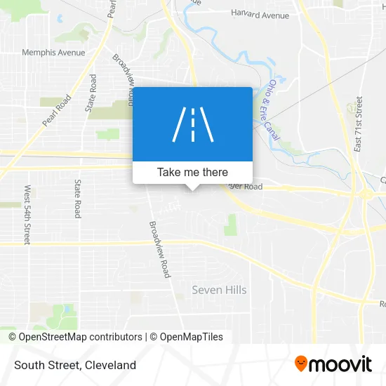 South Street map