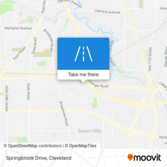 Springbrook Drive map