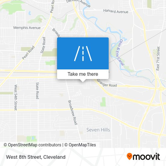 Mapa de West 8th Street
