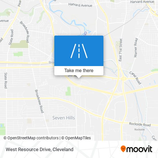 West Resource Drive map
