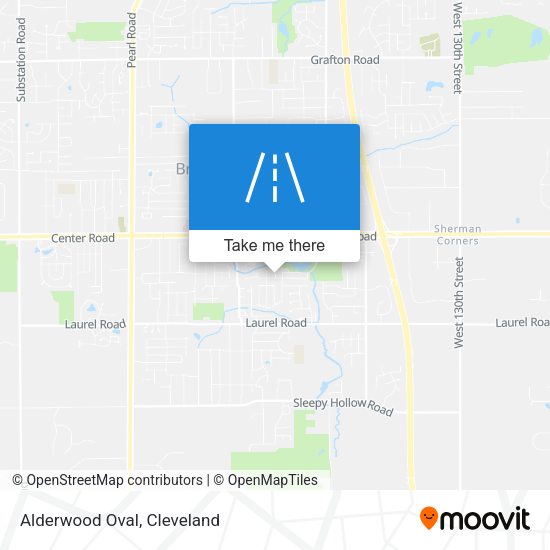 Mapa de Alderwood Oval