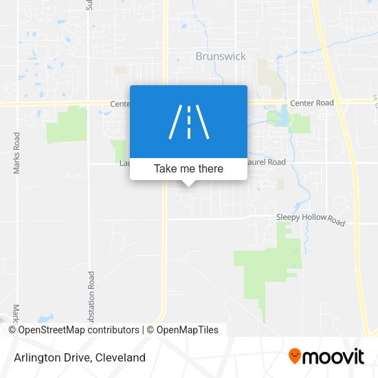 Mapa de Arlington Drive