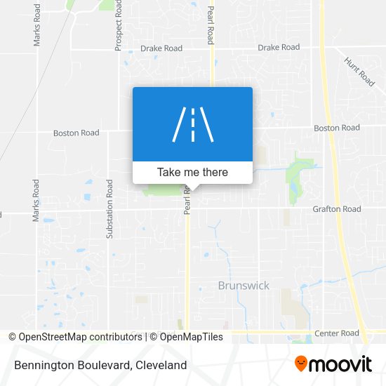 Mapa de Bennington Boulevard