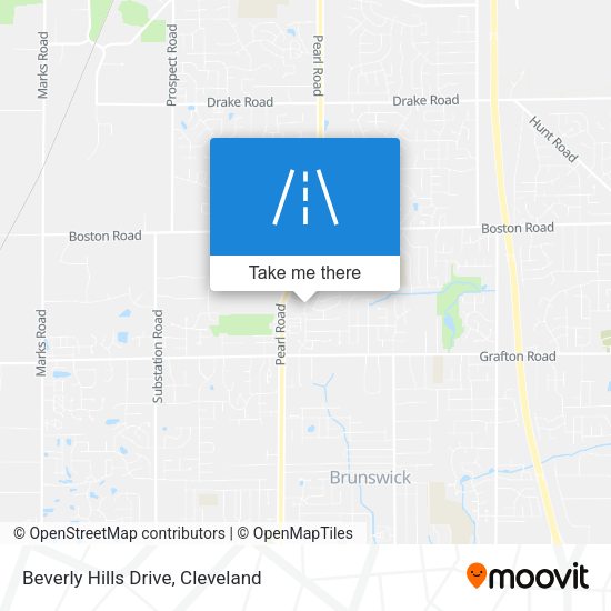 Beverly Hills Drive map
