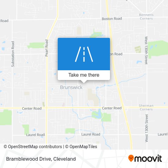Bramblewood Drive map