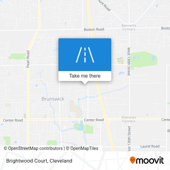 Brightwood Court map