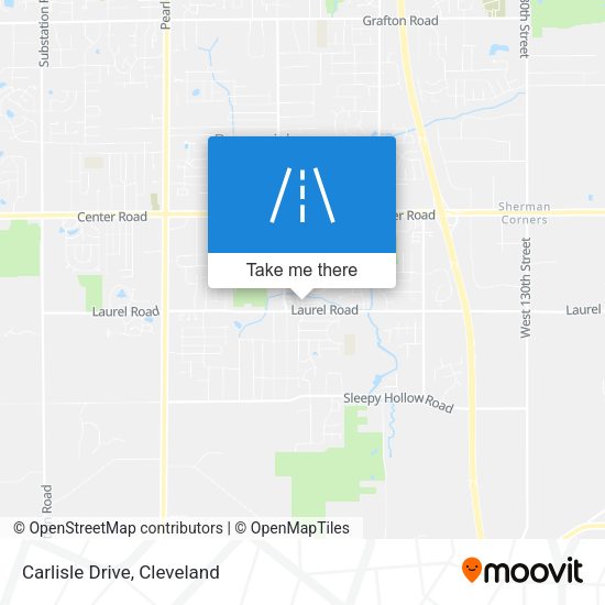 Mapa de Carlisle Drive