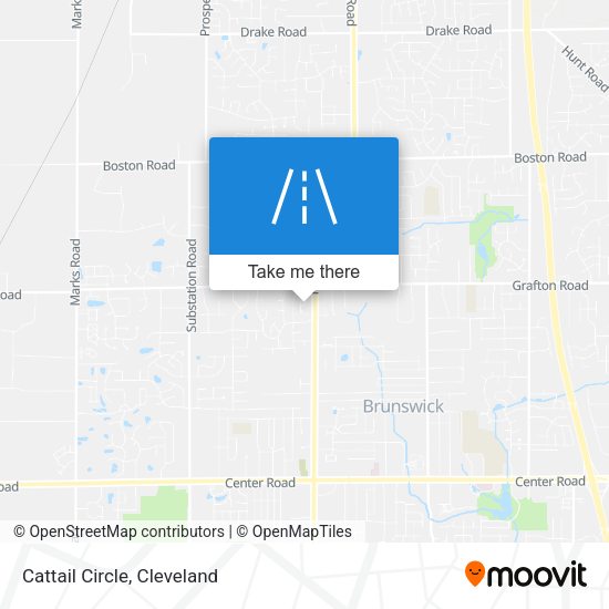 Cattail Circle map