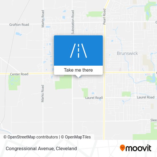 Congressional Avenue map