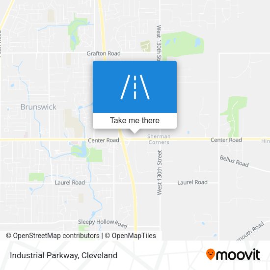 Mapa de Industrial Parkway