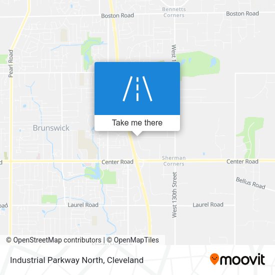 Industrial Parkway North map