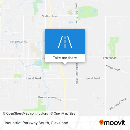 Industrial Parkway South map